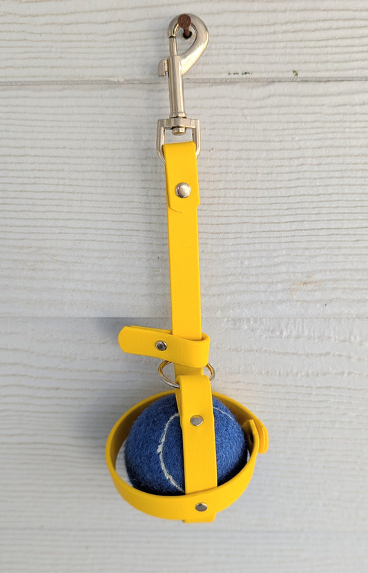 Biothane Toy Holder - Yellow